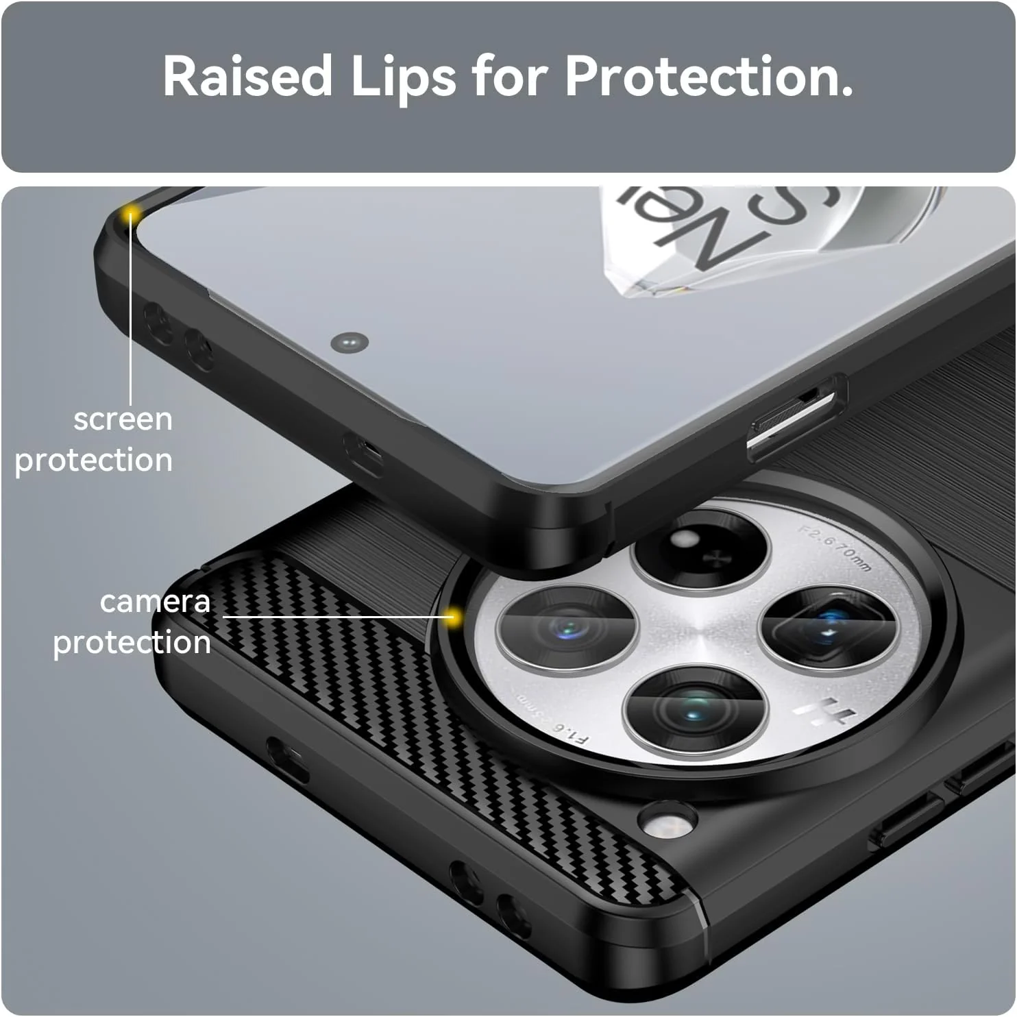 OnePlus 1+12/12R - Shield Shockproof Rugged Heavy Duty Case With 2PC 9H Glass Screen Protector - Image 7