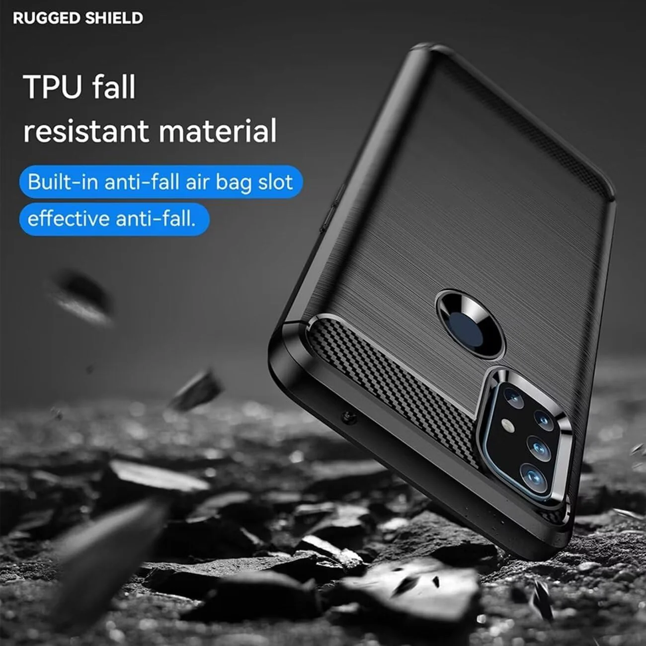 OnePlus 1+Nord N100 - Shield Shockproof Rugged Heavy Duty Case With 2PC 9H Glass Screen Protector - Image 4