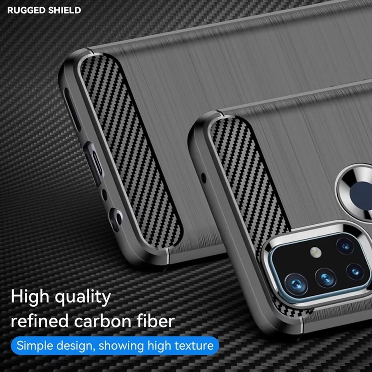 OnePlus 1+Nord N100 - Shield Shockproof Rugged Heavy Duty Case With 2PC 9H Glass Screen Protector - Image 8