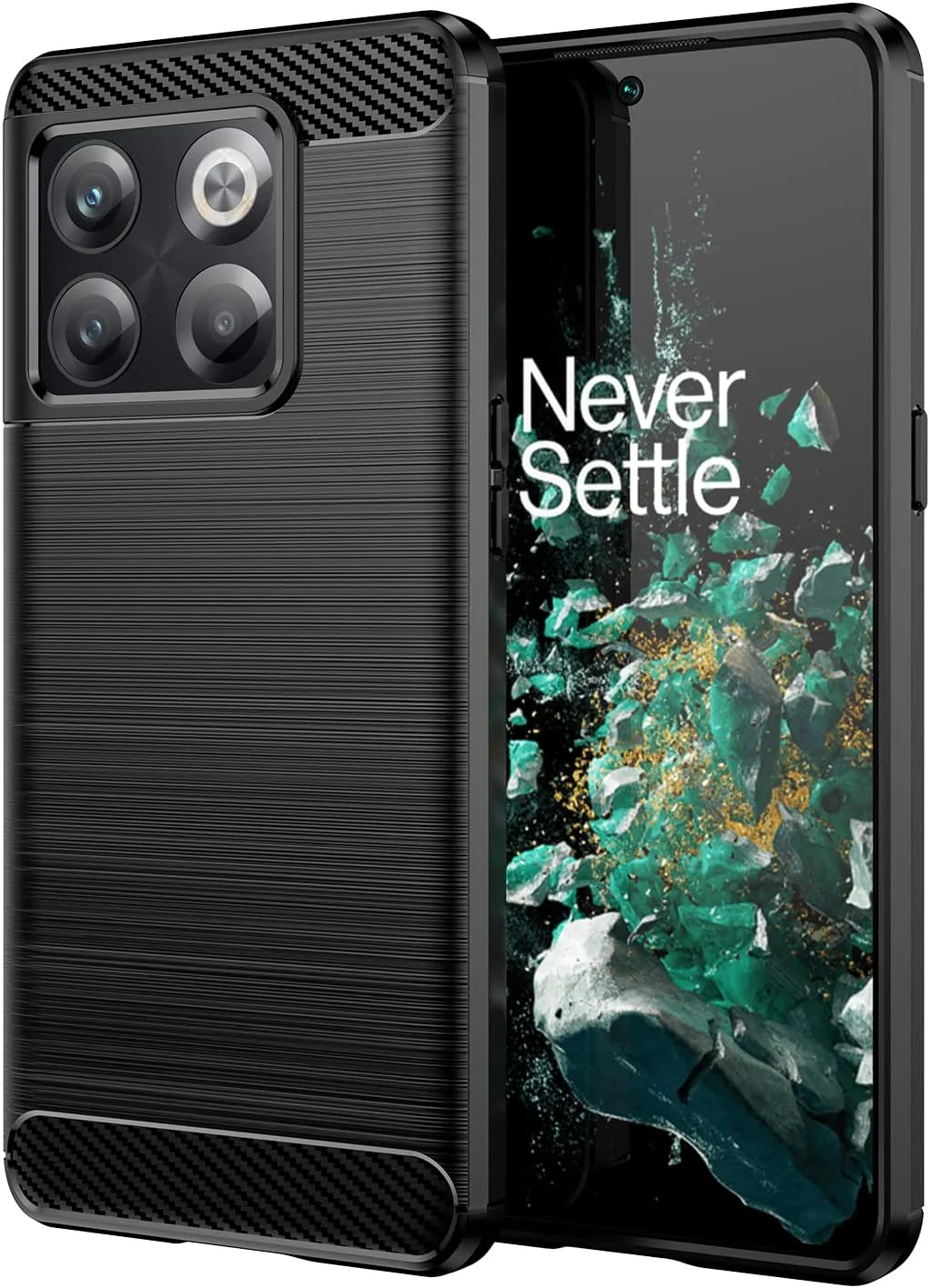 OnePlus 10T - Shield Shockproof Rugged Heavy Duty Case With 2PC 9H Glass Screen Protector