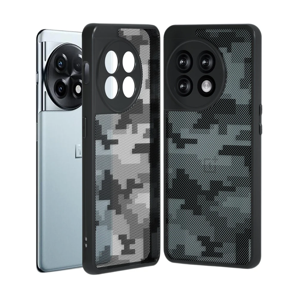 OnePlus 11 - Transparent Camouflage Shockproof Protective Case - Image 2