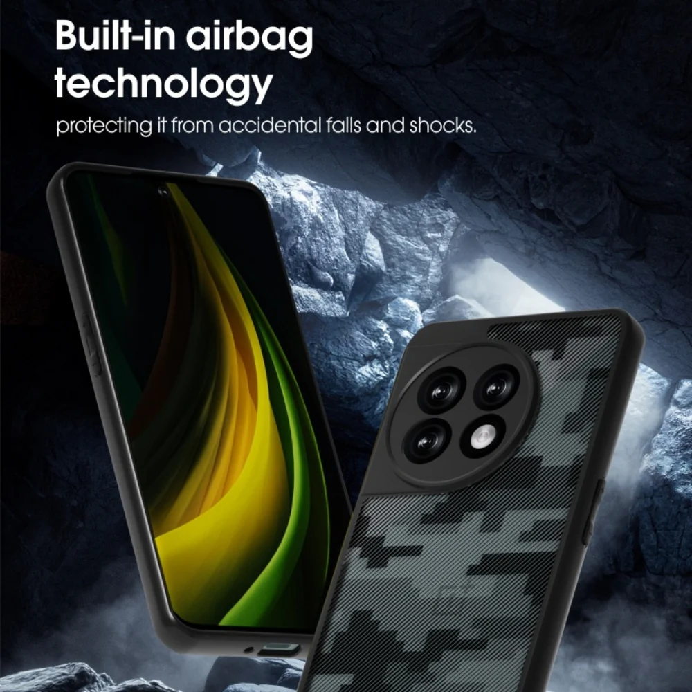 OnePlus 11 - Transparent Camouflage Shockproof Protective Case - Image 7
