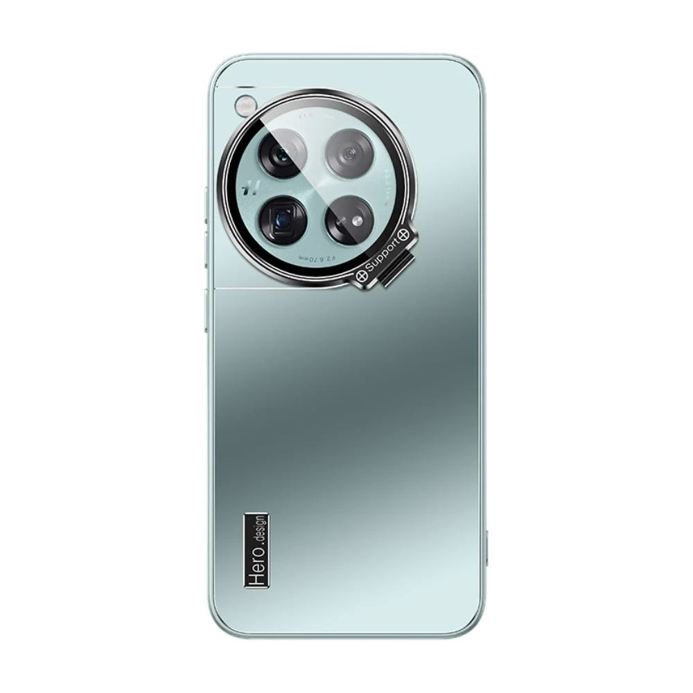 OnePlus 12 - Full Coverage Lens Stand Shockproof Protective Case - Image 3