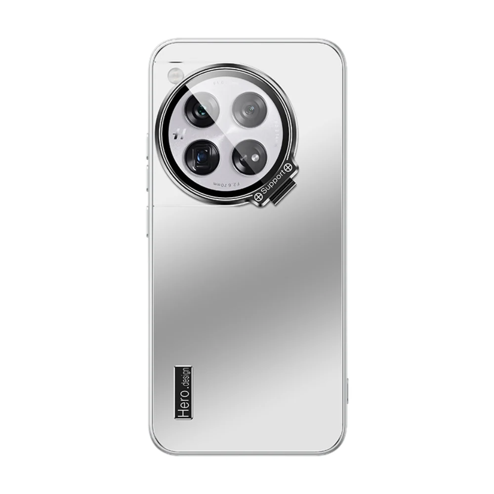 OnePlus 12 - Full Coverage Lens Stand Shockproof Protective Case - Image 4