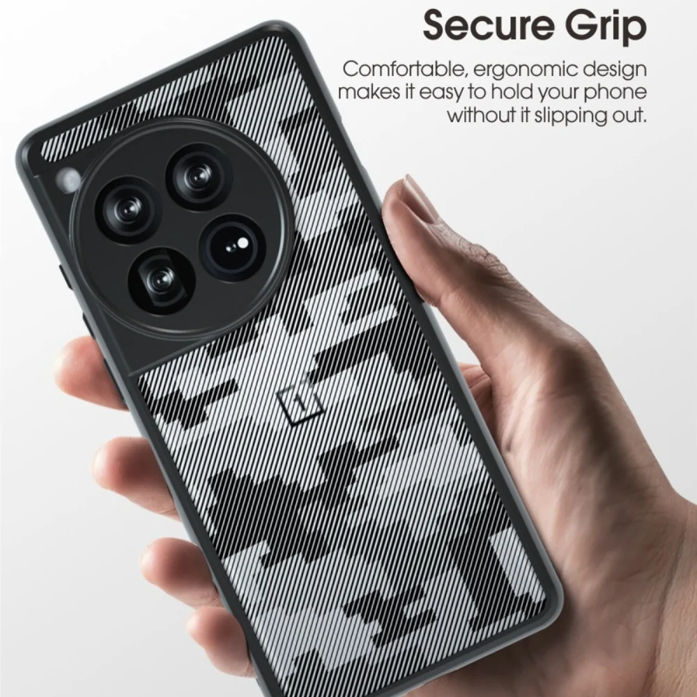 OnePlus 12 - Transparent Camouflage Shockproof Protective Case - Image 6