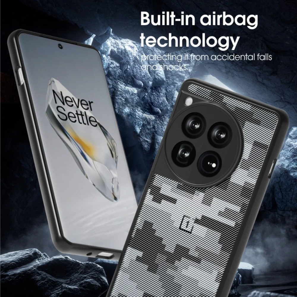 OnePlus 12 - Transparent Camouflage Shockproof Protective Case - Image 7