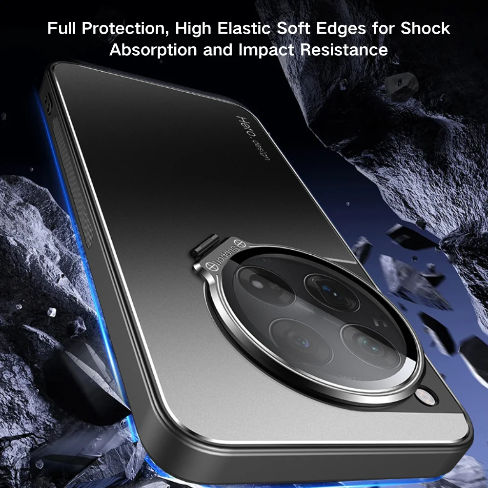 OnePlus 13 - Full Coverage Lens Stand Shockproof Protective Case - Image 12