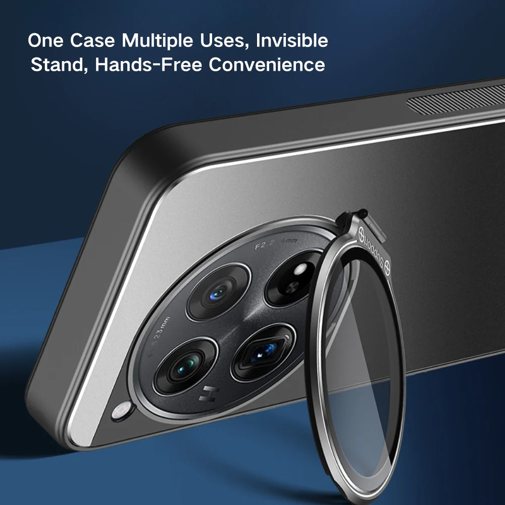 OnePlus 13 - Full Coverage Lens Stand Shockproof Protective Case - Image 6