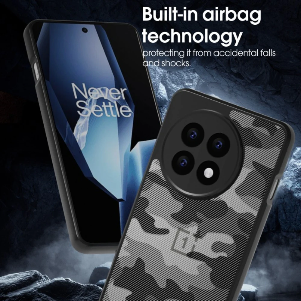 OnePlus 13R - Transparent Camouflage Shockproof Protective Case - Image 6