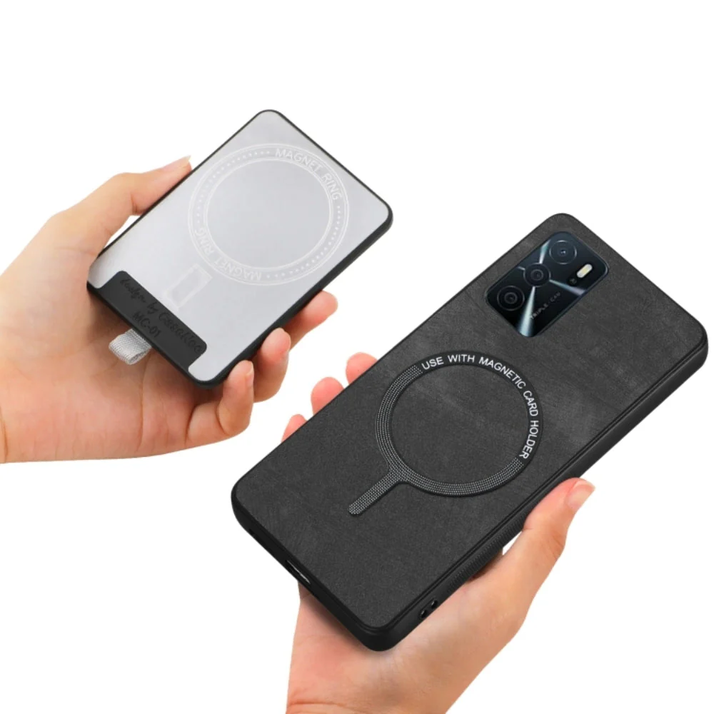 OPPO A38 4G/A18 4G - Retro Splitable Magnetic Card Bag Leather Phone Case - Image 5