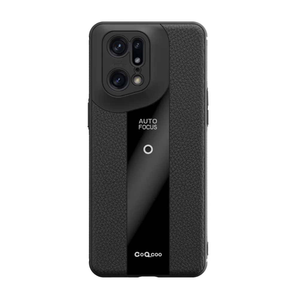 OPPO Find X5/Pro - Luxurious Litchi-Texture Silicone Protective Case - Image 2