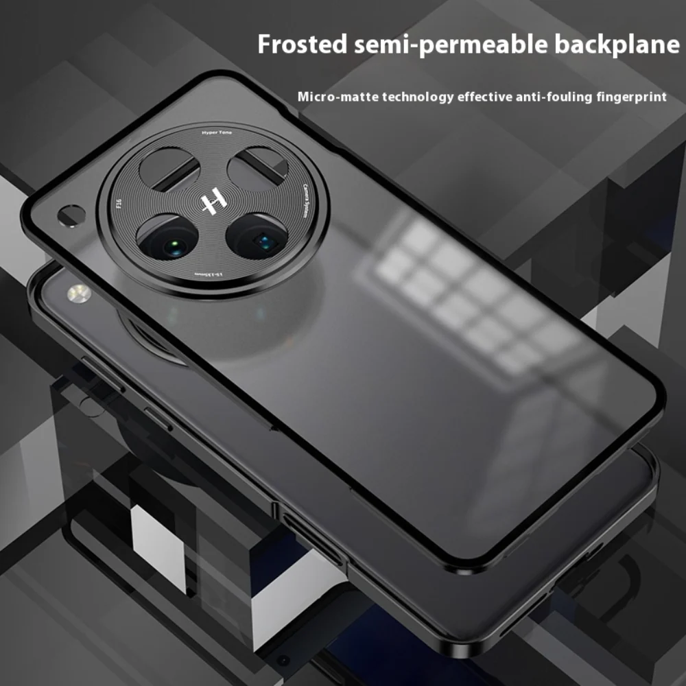 OPPO Find X7/Ultra - Metal Frame Frosted Magnetic Phone Case - Image 7