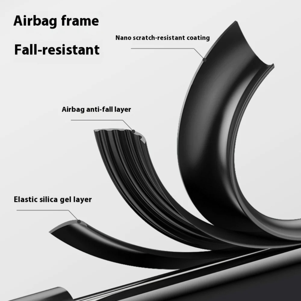OPPO Find X8 Pro - Full Cover Solid Leather Silicone Shockproof Case with Camera Protection - Image 6