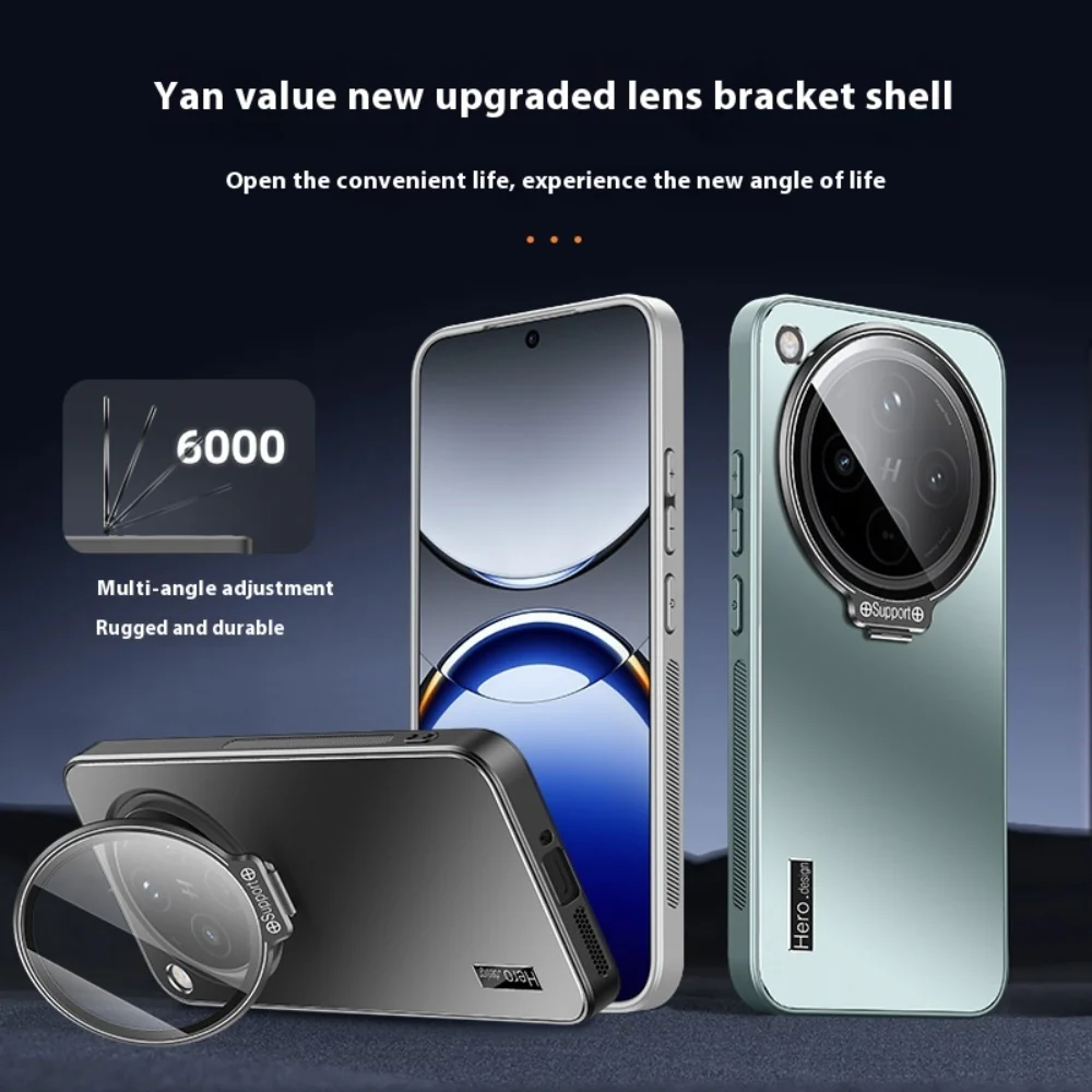 OPPO Find X8 Pro - Full Coverage Lens Stand Shockproof Protective Case - Image 5