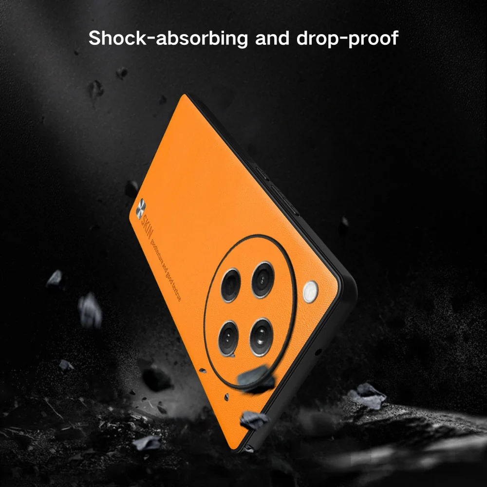 OPPO Find X8 Pro - Leather Soft PU Anti Fall Business Protective Case - Image 12