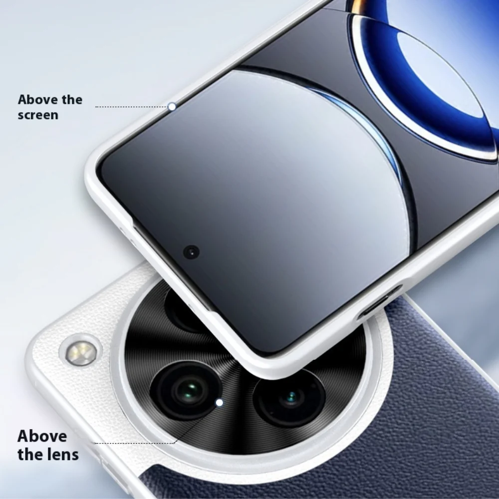 OPPO Find X8 Pro - Minimalist Faux Leather Anti-Drop Protective Case - Image 8