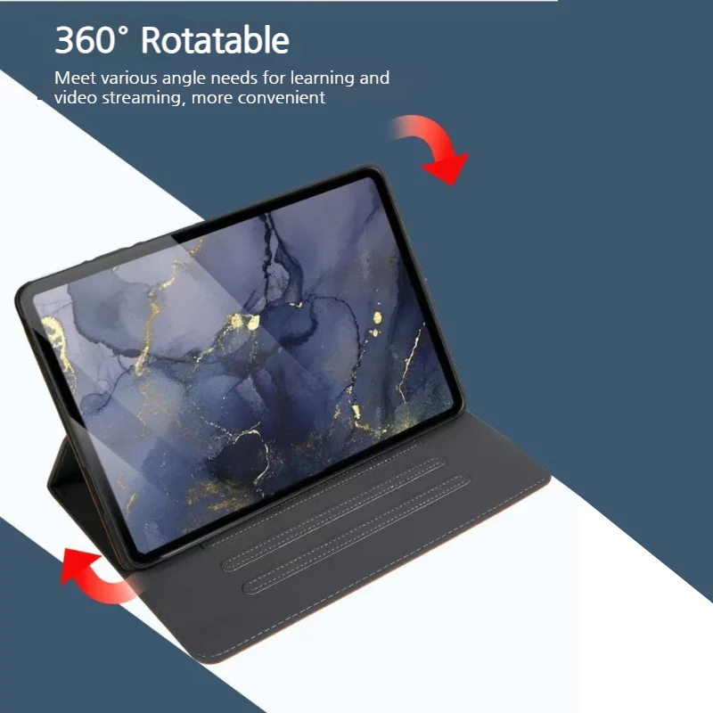 Oppo Pad 3 (OPD2405) 11.61" 2024 - 360 Degree Leather Full Cover Adjustable Rotation Essentials Series Case - Image 2