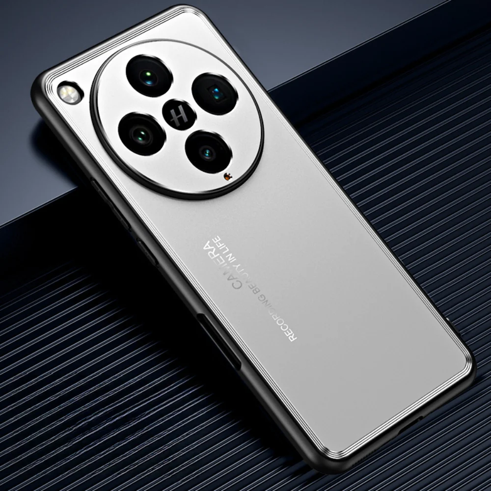 OPPO Reno12 / Pro - Metal Large Hole Lens Full Cover Soft Edge Anti Fall Case - Image 3