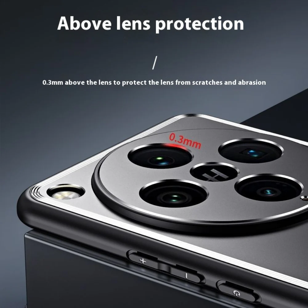 OPPO Reno12 / Pro - Metal Large Hole Lens Full Cover Soft Edge Anti Fall Case - Image 7
