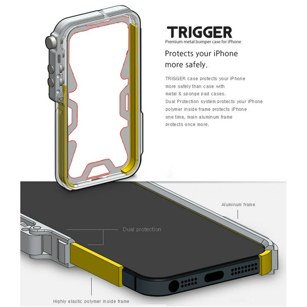 OPPO Reno14 / Pro 5G Aluminum Alloy Metal Frame Shockproof Case - Image 3
