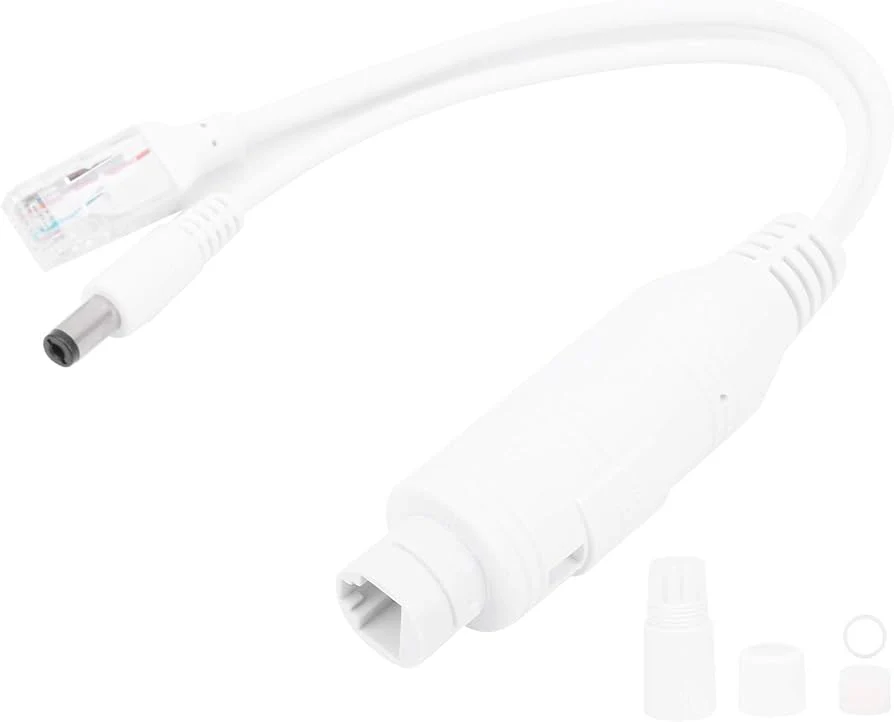 Outdoor Waterproof Active PoE Power Over Ethernet Splitter Adapter 48V-56V to 12V 1Amp POE Injector