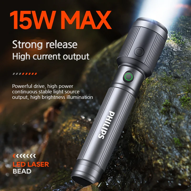 Philips Ultra-Bright Portable Outdoor LED Flashlight - Image 2