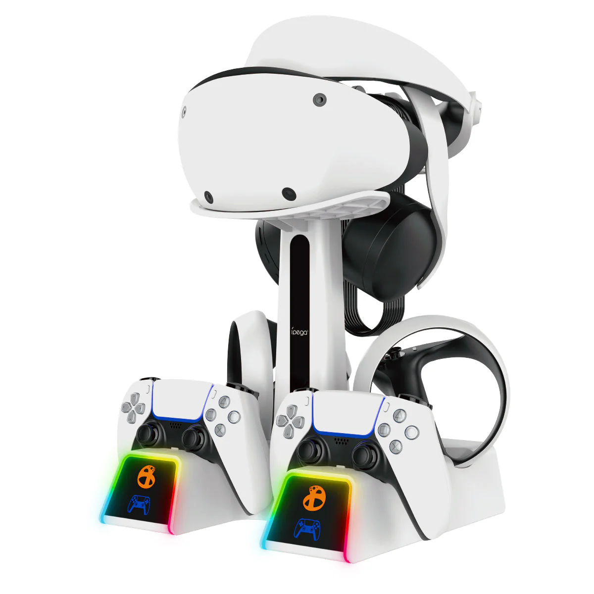 PlayStation PS VR 2 - All in One Storage Headset Controller Storage Stand With RGB Light - Image 7