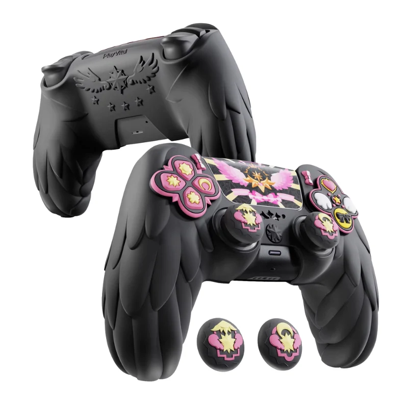 PlayStation PS5 Pro/Slim Cardcaptor Sakura Themed Controller Protective Soft Case – PP Material, Cute Anime Design - Image 11