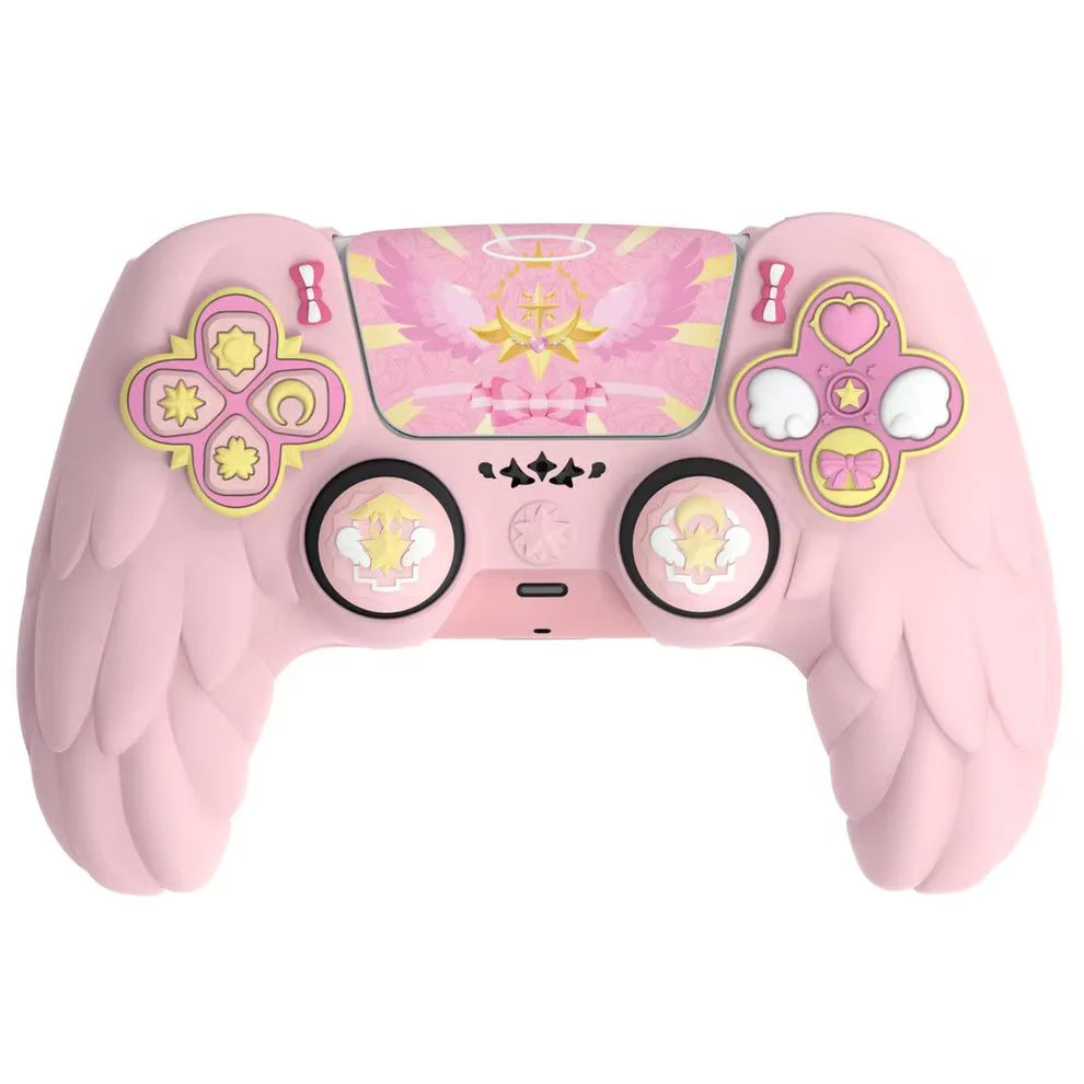 PlayStation PS5 Pro/Slim Cardcaptor Sakura Themed Controller Protective Soft Case – PP Material, Cute Anime Design - Image 8
