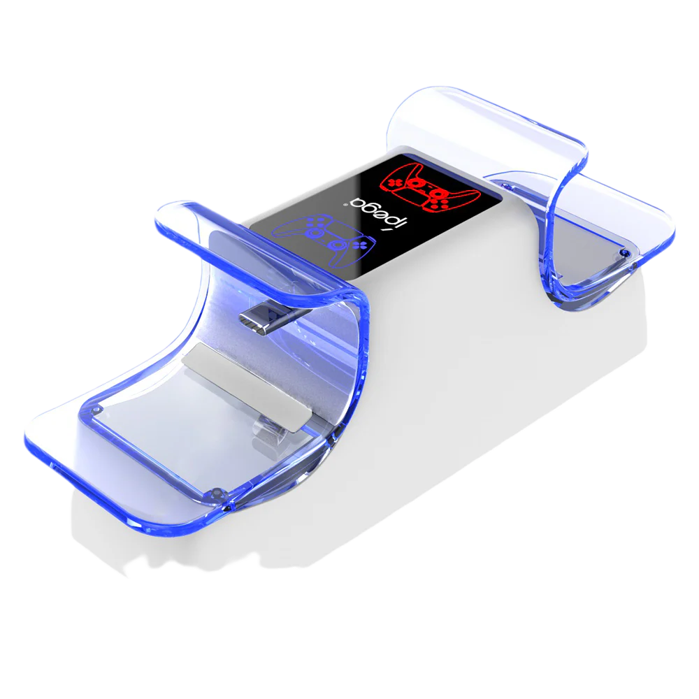 Playstation PS5 DualSense Wireless Game Controller Handle Charging Station Dual Controller Charger Base with LED Light - Image 2