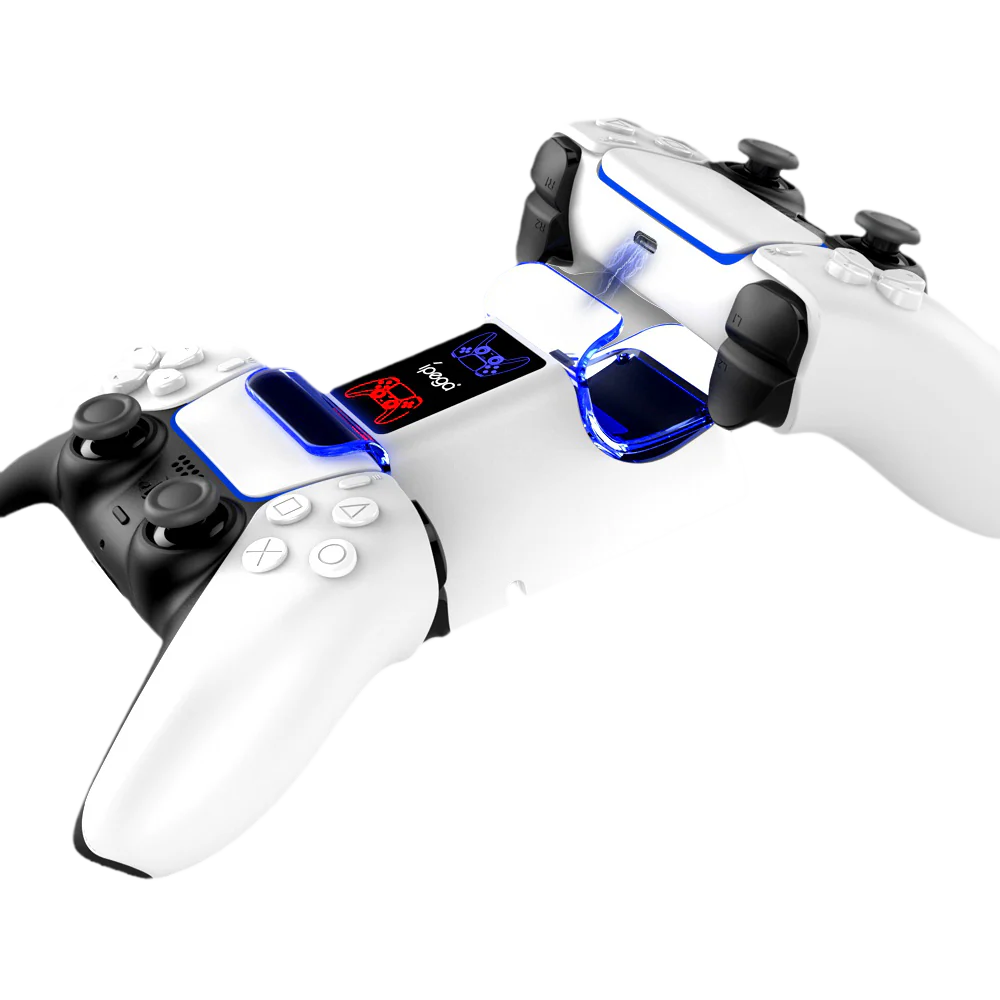 Playstation PS5 DualSense Wireless Game Controller Handle Charging Station Dual Controller Charger Base with LED Light - Image 6