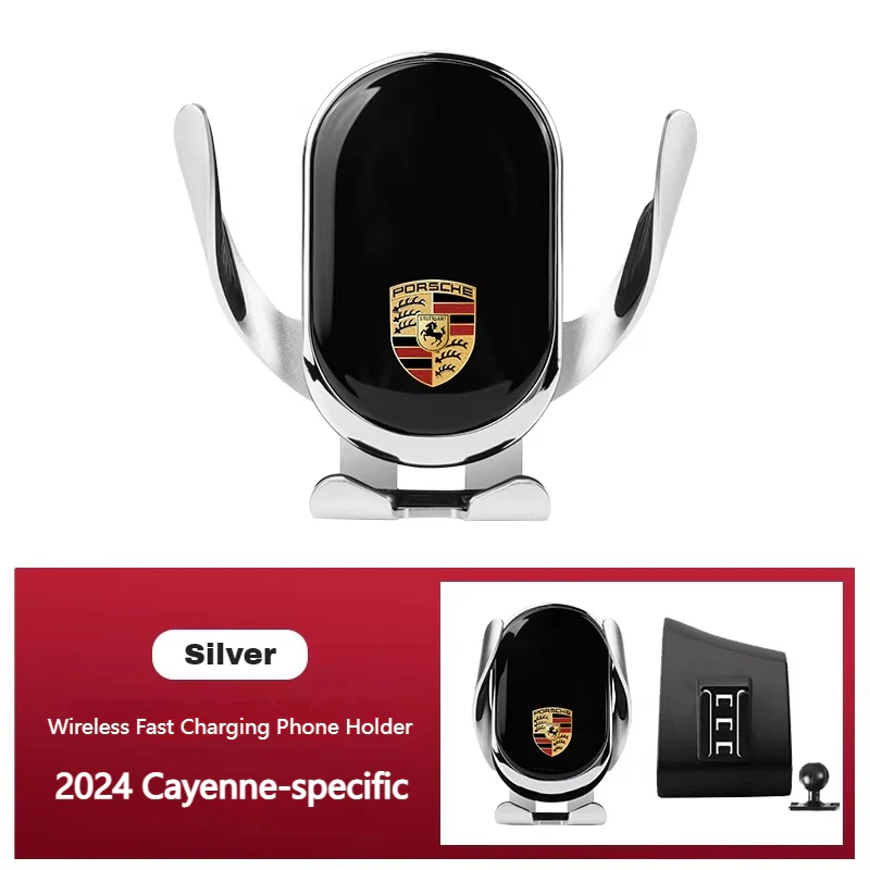 Porsche Car Dedicated Phone Holder – Smart Induction 15W Wireless Fast Charger For Cayen , Panamerane, 718, Macan - Image 9