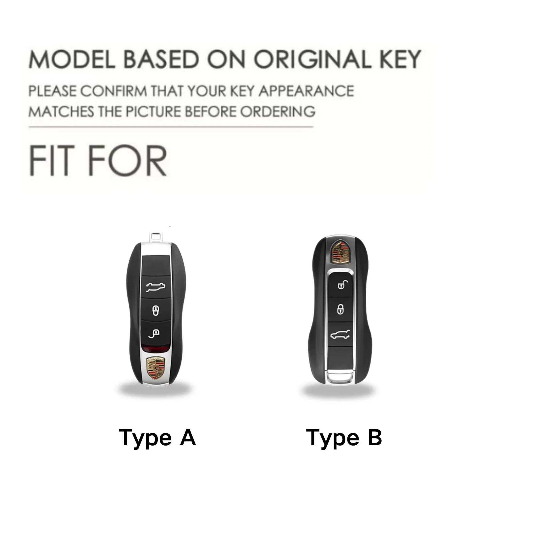 Porsche Handcrafted Genuine Leather Car Key Fob Case Cover For Macan, 718, Panamera - Image 7