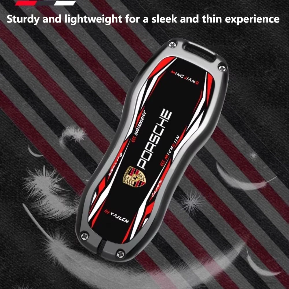 Porsche Stylish Racing-inspired Design Car Key Fob Case Cover For Cayenne, Macan, Panamera, 911, Taycan - Image 8