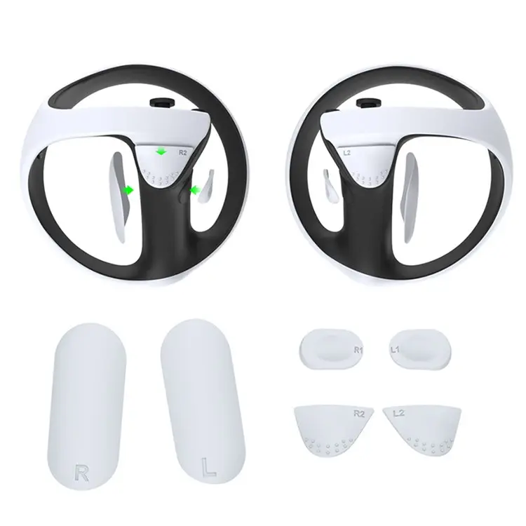 PS VR2 Handle Sleeves Controller Skin Grip  Silicone Protective Pad Cover Set