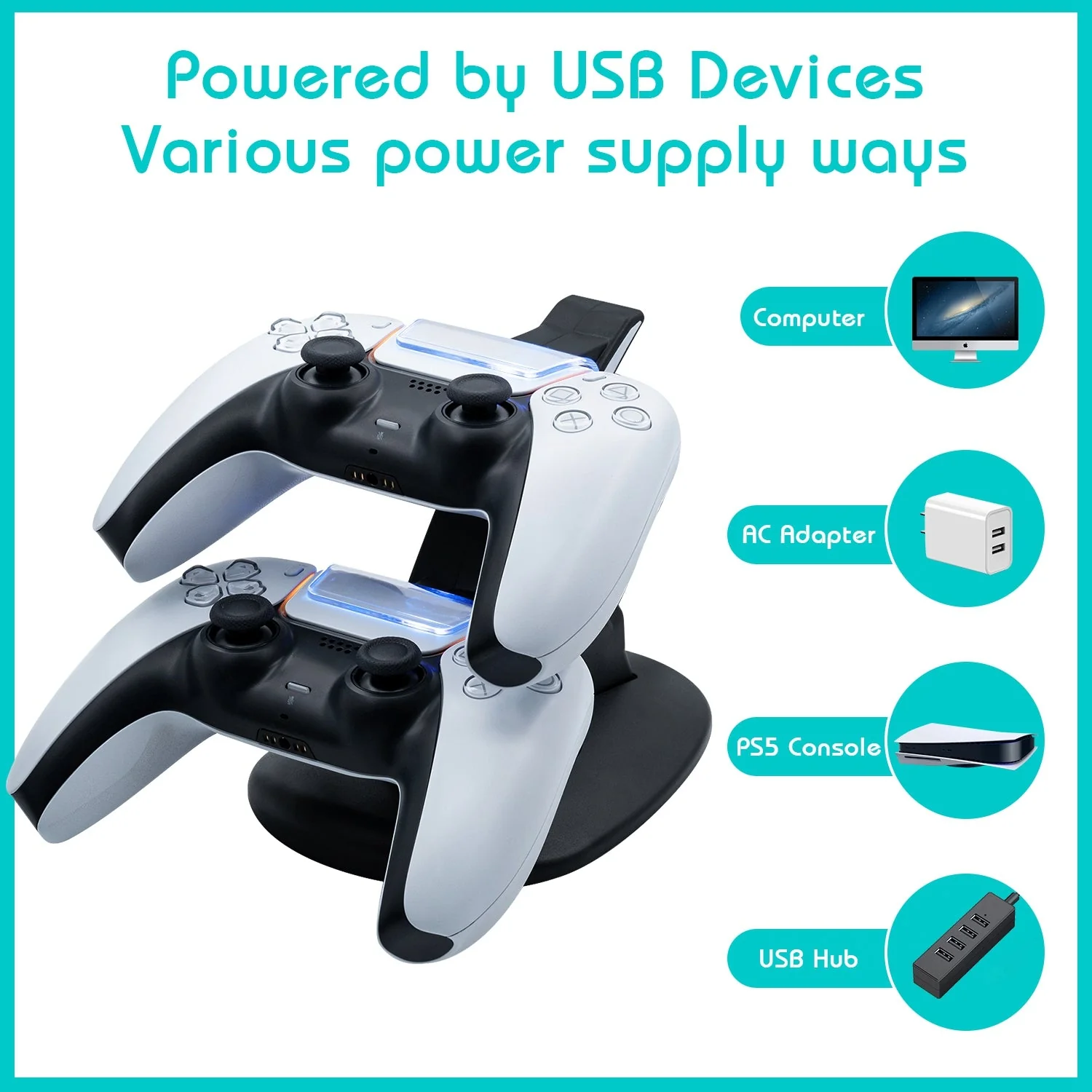 PS5 Dual Controller Charging Stand - Image 15