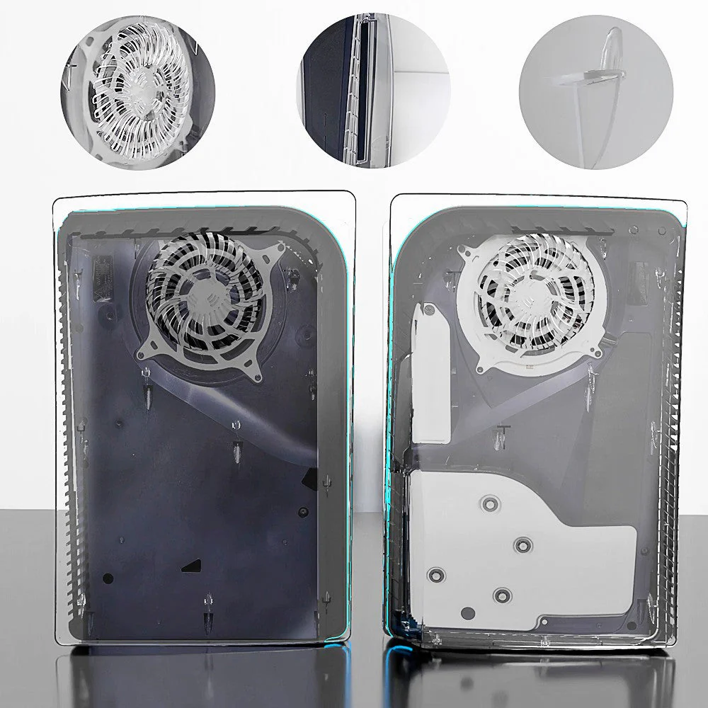 PS5 Shell Transparent Replacement Cover - Image 4