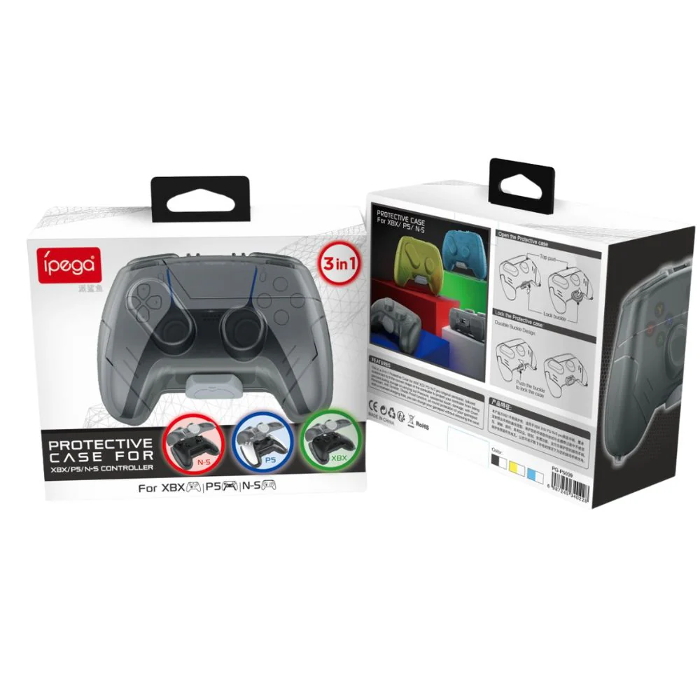 PS5/Switch Pro/Xbox One/Xbox Series X Game Controllers Shockproof Three-In-One Gamepad Controller Protective Shell Box - Image 2