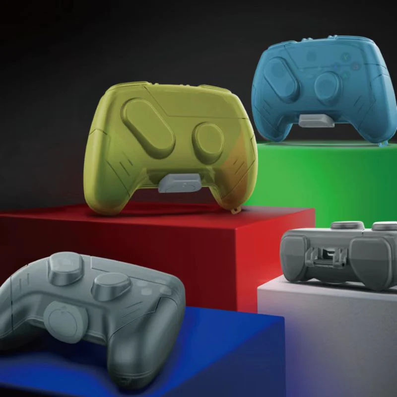 PS5/Switch Pro/Xbox One/Xbox Series X Game Controllers Shockproof Three-In-One Gamepad Controller Protective Shell Box - Image 4