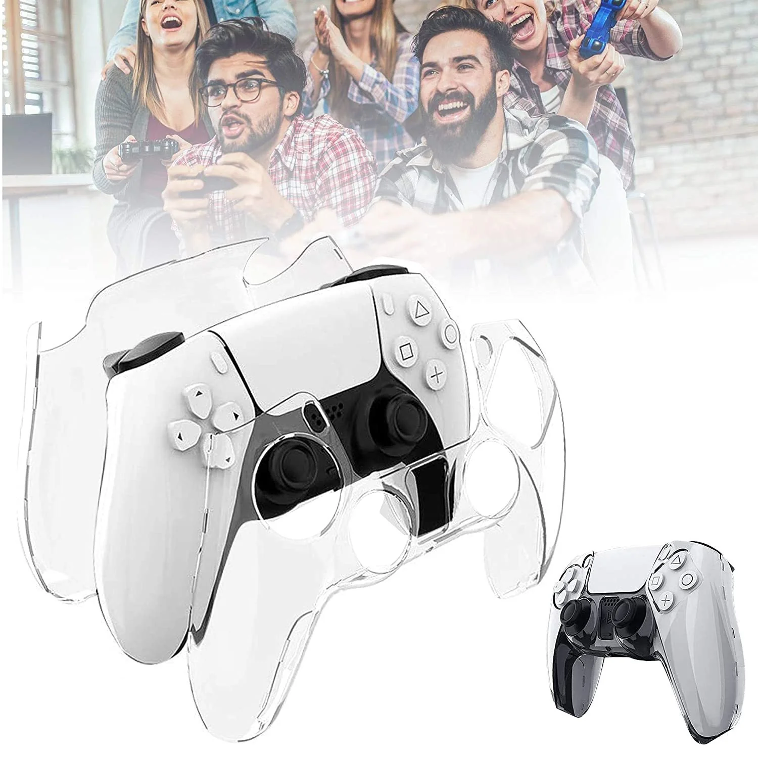 PS5 Wireless Controller Full Cover Crystal Protective Case - Image 6