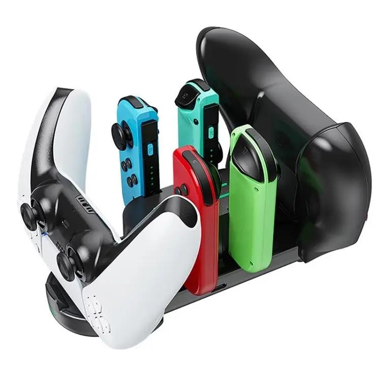 PS5, Xbox, and Switch Controller 6 in 1 Desktop Charging Dock Station - Image 3