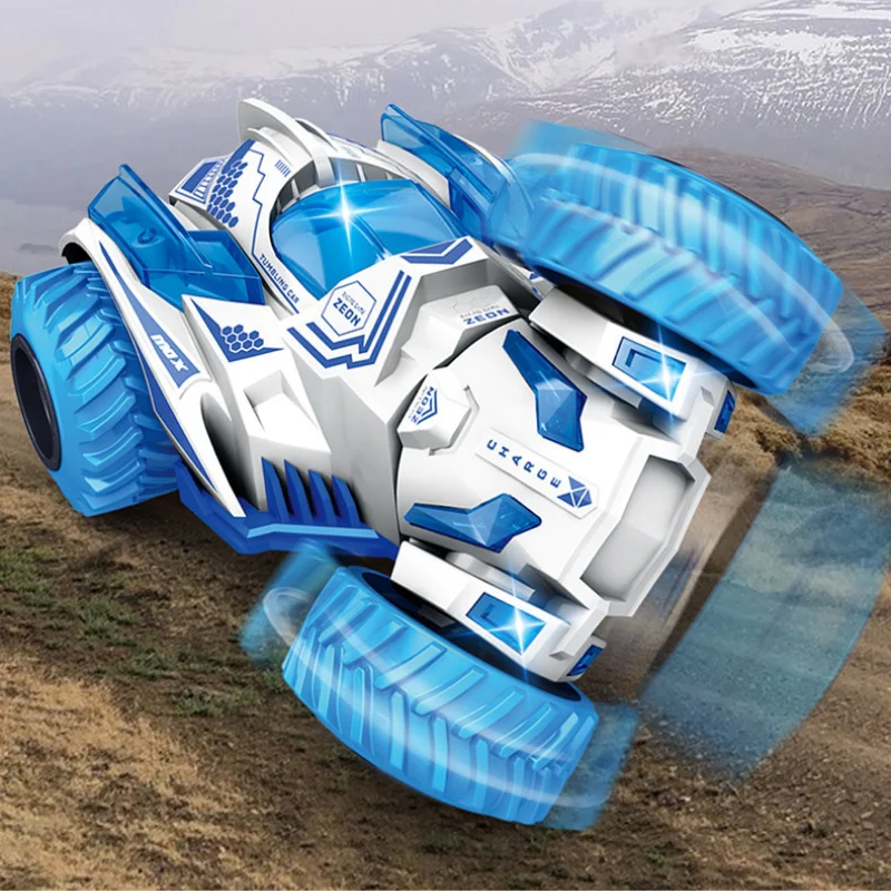 Racing Car Transforming Inertia Toy – 360° & Upright Rotating Stunt Vehicle for Toddlers - Image 2