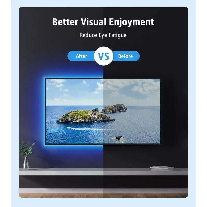 RGB Lighting TV LED Backlights USB Backlight Strip 300CM WiFi & Remote Control - Image 2