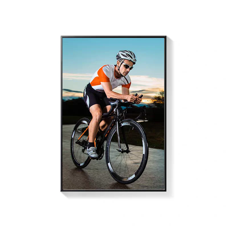 Road Cycling Wall Art Canvas Print – Tour De France Style Cycling Racing Bike Poster with Frame - Image 12