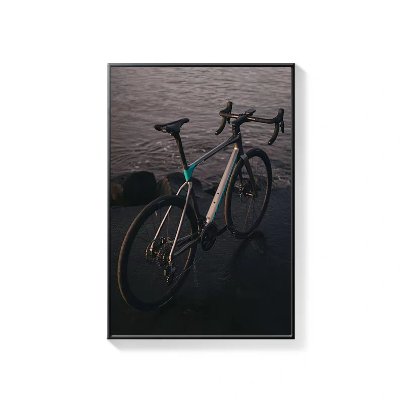 Road Cycling Wall Art Canvas Print – Tour De France Style Cycling Racing Bike Poster with Frame - Image 16