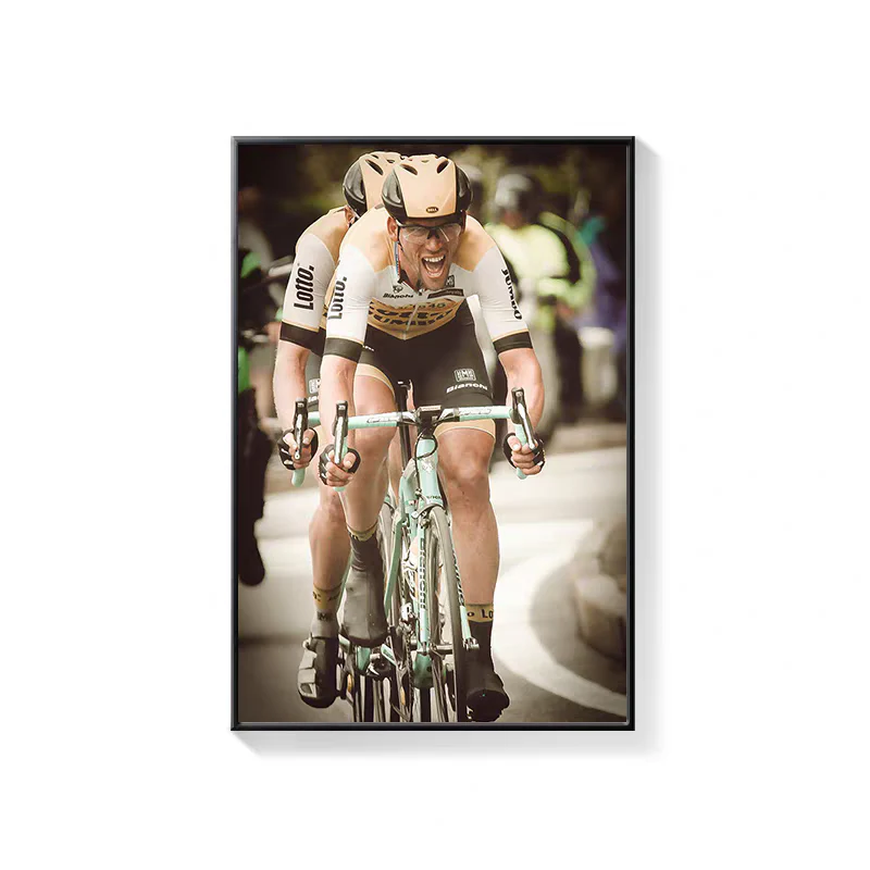 Road Cycling Wall Art Canvas Print – Tour De France Style Cycling Racing Bike Poster with Frame - Image 25