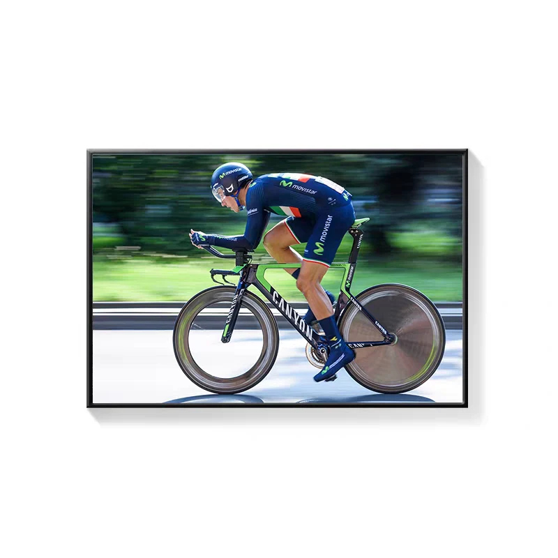 Road Cycling Wall Art Canvas Print – Tour De France Style Cycling Racing Bike Poster with Frame - Image 30