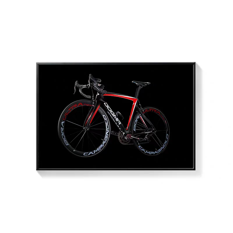 Road Cycling Wall Art Canvas Print – Tour De France Style Cycling Racing Bike Poster with Frame - Image 31