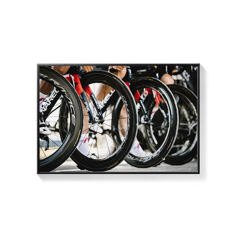 Road Cycling Wall Art Canvas Print – Tour De France Style Cycling Racing Bike Poster with Frame - Image 32