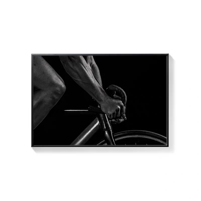 Road Cycling Wall Art Canvas Print – Tour De France Style Cycling Racing Bike Poster with Frame - Image 36